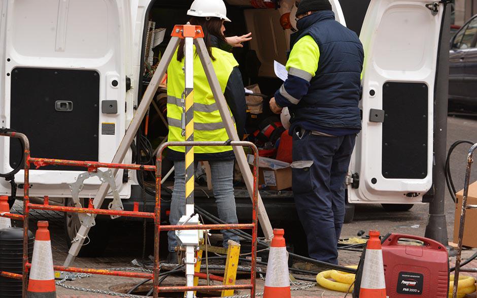 camion de vidange Paris 8